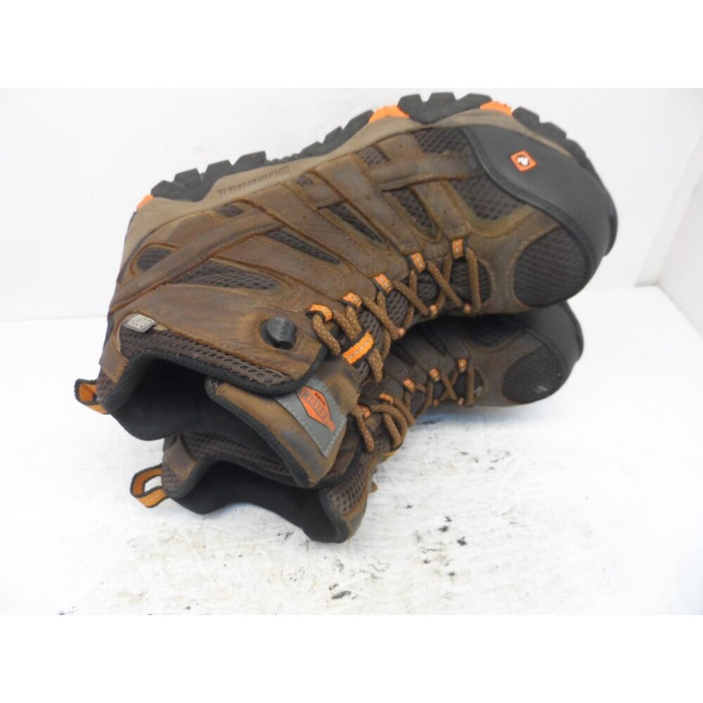 Merrell Mens Moab 2 Ventilator Mid Waterproof Comp Toe CSA Work Boot Brown 7W - Picture 9 of 13